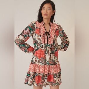 Anthropologie Spliced Tunic Dress size XXS